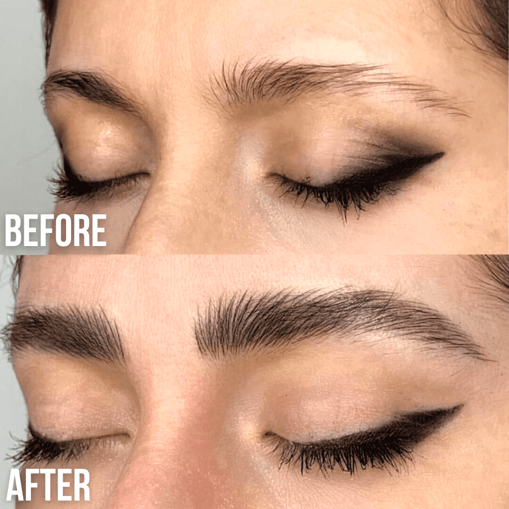 brow lift and tint