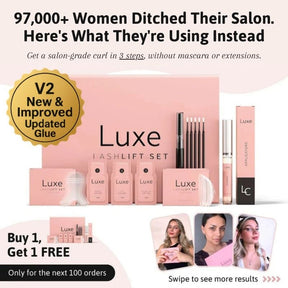 Luxe Kit Lifting de Pestañas (COMPRAR 1 OBTENER 1 GRATIS)